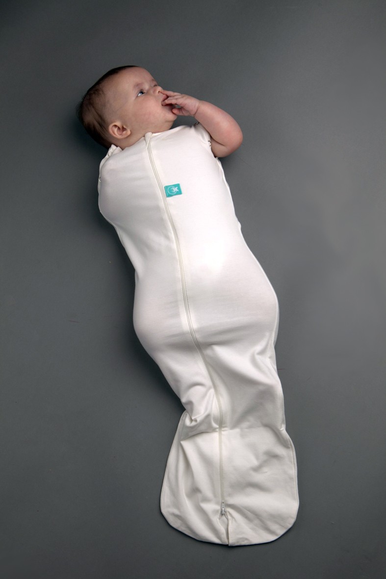 Puckhilfe/entwöhnung Zip Up Baby Swaddle 0,2 TOG Schreibaby / Pucken